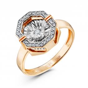 Золотое кольцо GRIGORIEV Г01-11-5630-31-00 с бриллиантом Г01-11-5630-31-00 фото