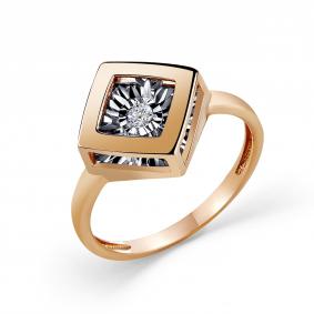 Золотое кольцо GRIGORIEV Г01-11-5737-11-00 с бриллиантом Г01-11-5737-11-00 фото