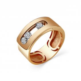 Золотое кольцо GRIGORIEV Г01-11-5827-11-00-1 с бриллиантом Г01-11-5827-11-00-1 фото