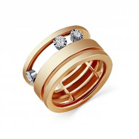 Золотое кольцо GRIGORIEV с подвижным бриллиантом Г01-11-5828-11-00-1 Г01-11-5828-11-00-1 фото
