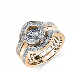 Золотое кольцо GRIGORIEV Г01-11-5846-11-00-1 с бриллиантом Г01-11-5846-11-00-1 фото