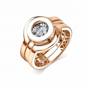 Золотое кольцо GRIGORIEV Г01-11-5846-11-00-2 с бриллиантом Г01-11-5846-11-00-2 фото