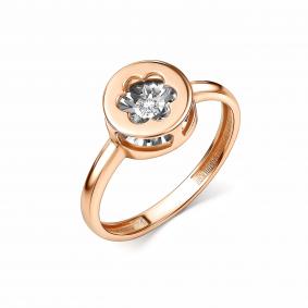 Золотое кольцо GRIGORIEV Г01-11-5988-11-00 с бриллиантом Г01-11-5988-11-00 фото