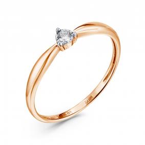 Золотое кольцо GRIGORIEV Г01-11-6030-11-00-21 с бриллиантом Г01-11-6030-11-00-21 фото