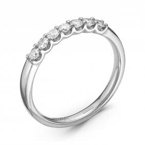 Кольцо из белого золота GRIGORIEV Г01-12-0003 с бриллиантом Г01-12-0003 фото