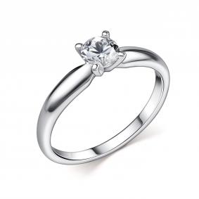 Кольцо из белого золота GRIGORIEV Г01-12-01273-11-00 с бриллиантом Г01-12-01273-11-00 фото