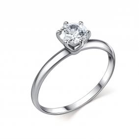Кольцо из белого золота GRIGORIEV Г01-12-01274-41-00-1 с фианитом Г01-12-01274-41-00-1 фото