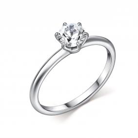 Кольцо из белого золота GRIGORIEV Г01-12-01305-11-00-1 с бриллиантом Г01-12-01305-11-00-1 фото