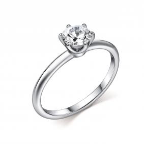 Кольцо из белого золота GRIGORIEV Г01-12-01305-11-00-2 с бриллиантом Г01-12-01305-11-00-2 фото