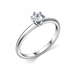Кольцо из белого золота GRIGORIEV Г01-12-01305-11-00 с бриллиантом Г01-12-01305-11-00 фото
