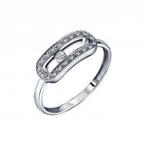 Кольцо из белого золота GRIGORIEV Г01-12-0713-31-00 с бриллиантом Г01-12-0713-31-00 фото