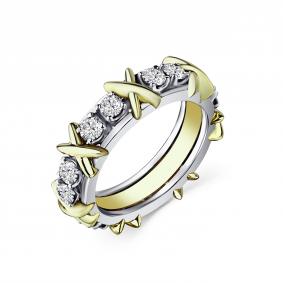 Кольцо из белого золота GRIGORIEV Г01-12-0747-11-00-1 с бриллиантом Г01-12-0747-11-00-1 фото