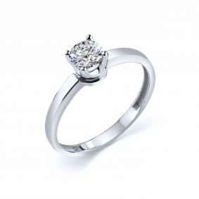 Кольцо из белого золота GRIGORIEV Г01-12-0785-11-00 с бриллиантом Г01-12-0785-11-00 фото