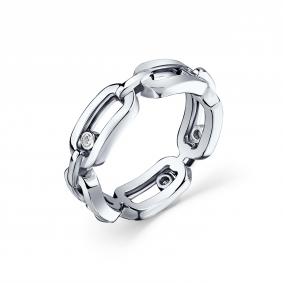 Кольцо из белого золота GRIGORIEV Г01-12-0898-11-00 с бриллиантом Г01-12-0898-11-00 фото