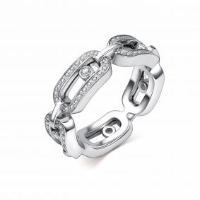 Кольцо из белого золота GRIGORIEV Г01-12-0899-31-00 с бриллиантом Г01-12-0899-31-00 фото