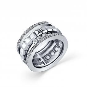 Кольцо из белого золота GRIGORIEV Г01-12-0981-31-00 с бриллиантом Г01-12-0981-31-00 фото