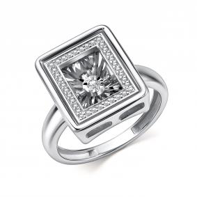 Кольцо из белого золота GRIGORIEV Г01-12-51024-31-00 с бриллиантом Г01-12-51024-31-00 фото