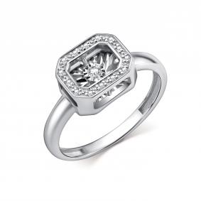 Кольцо из белого золота GRIGORIEV Г01-12-51025-31-00 с бриллиантом Г01-12-51025-31-00 фото