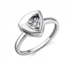 Кольцо из белого золота GRIGORIEV Г01-12-51026-11-00 с бриллиантом Г01-12-51026-11-00 фото