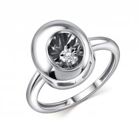 Кольцо из белого золота GRIGORIEV Г01-12-51030-11-00 с бриллиантом Г01-12-51030-11-00 фото