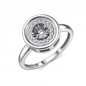 Кольцо из белого золота GRIGORIEV Г01-12-51064-31-00 с бриллиантом Г01-12-51064-31-00 фото