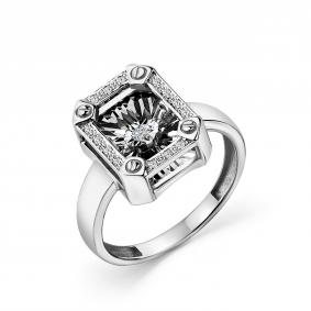 Кольцо из белого золота GRIGORIEV Г01-12-51083-31-00 с бриллиантом Г01-12-51083-31-00 фото