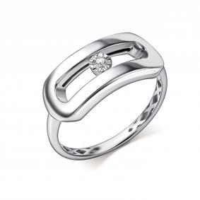 Кольцо из белого золота GRIGORIEV Г01-12-51089-11-00-1 с бриллиантом Г01-12-51089-11-00-1 фото