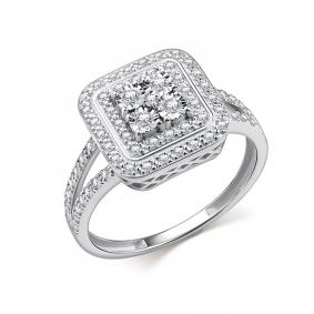 Кольцо из белого золота GRIGORIEV Г01-12-51109-31-00 с бриллиантом Г01-12-51109-31-00 фото