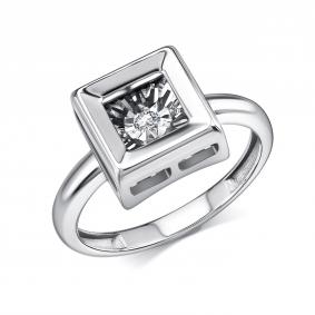 Кольцо из белого золота GRIGORIEV Г01-12-51128-11-00 с бриллиантом Г01-12-51128-11-00 фото