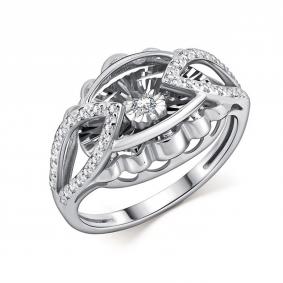 Кольцо из белого золота GRIGORIEV с танцующим бриллиантом Г01-12-51135-31-00-1 Г01-12-51135-31-00-1 фото