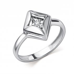 Кольцо из белого золота GRIGORIEV Г01-12-51187-11-00 с бриллиантом Г01-12-51187-11-00 фото