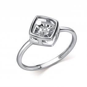 Кольцо из белого золота GRIGORIEV Г01-12-51200-11-00 с бриллиантом Г01-12-51200-11-00 фото