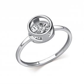 Кольцо из белого золота GRIGORIEV Г01-12-51201-11-00 с бриллиантом Г01-12-51201-11-00 фото