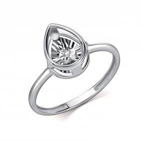 Кольцо из белого золота GRIGORIEV Г01-12-51202-11-00 с бриллиантом Г01-12-51202-11-00 фото