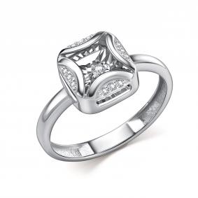 Кольцо из белого золота GRIGORIEV Г01-12-51206-31-00 с бриллиантом Г01-12-51206-31-00 фото