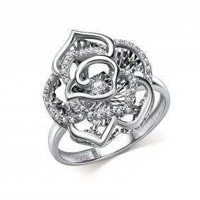 Кольцо из белого золота GRIGORIEV Г01-12-51215-31-00 с бриллиантом Г01-12-51215-31-00 фото