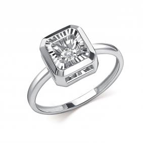 Кольцо из белого золота GRIGORIEV Г01-12-51224-11-00 с бриллиантом Г01-12-51224-11-00 фото