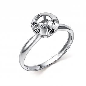 Кольцо из белого золота GRIGORIEV Г01-12-51289-11-00 с бриллиантом Г01-12-51289-11-00 фото