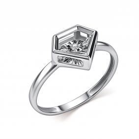 Кольцо из белого золота GRIGORIEV Г01-12-51350-11-00 с бриллиантом Г01-12-51350-11-00 фото