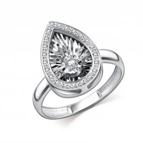 Кольцо из белого золота GRIGORIEV Г01-12-5497-31-00 с бриллиантом Г01-12-5497-31-00 фото