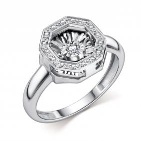 Кольцо из белого золота GRIGORIEV Г01-12-5628-31-00 с бриллиантом Г01-12-5628-31-00 фото