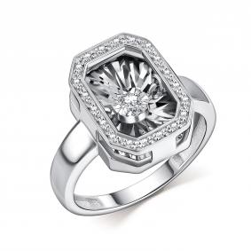 Кольцо из белого золота GRIGORIEV Г01-12-5629-31-00 с бриллиантом Г01-12-5629-31-00 фото