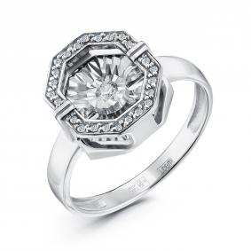 Кольцо из белого золота GRIGORIEV Г01-12-5630-31-00 с бриллиантом Г01-12-5630-31-00 фото