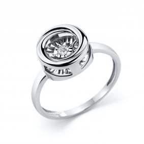 Кольцо из белого золота GRIGORIEV Г01-12-5743-11-00 с бриллиантом Г01-12-5743-11-00 фото