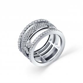 Кольцо из белого золота GRIGORIEV Г01-12-5826-11-00-1 с бриллиантом Г01-12-5826-11-00-1 фото