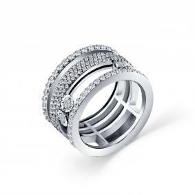 Кольцо из белого золота GRIGORIEV с подвижным бриллиантом Г01-12-5826-31-00-1 Г01-12-5826-31-00-1 фото