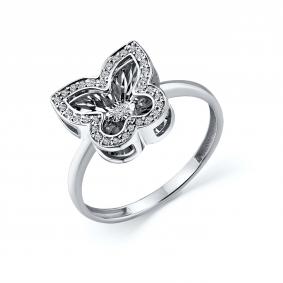 Кольцо из белого золота GRIGORIEV Г01-12-5858-31-00 с бриллиантом Г01-12-5858-31-00 фото