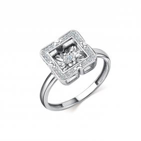 Кольцо из белого золота GRIGORIEV Г01-12-5889-31-00 с бриллиантом Г01-12-5889-31-00 фото