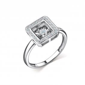 Кольцо из белого золота GRIGORIEV Г01-12-5890-31-00 с бриллиантом Г01-12-5890-31-00 фото