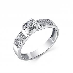 Кольцо из белого золота GRIGORIEV Г01-12-6773-11-00-22 с бриллиантом Г01-12-6773-11-00-22 фото